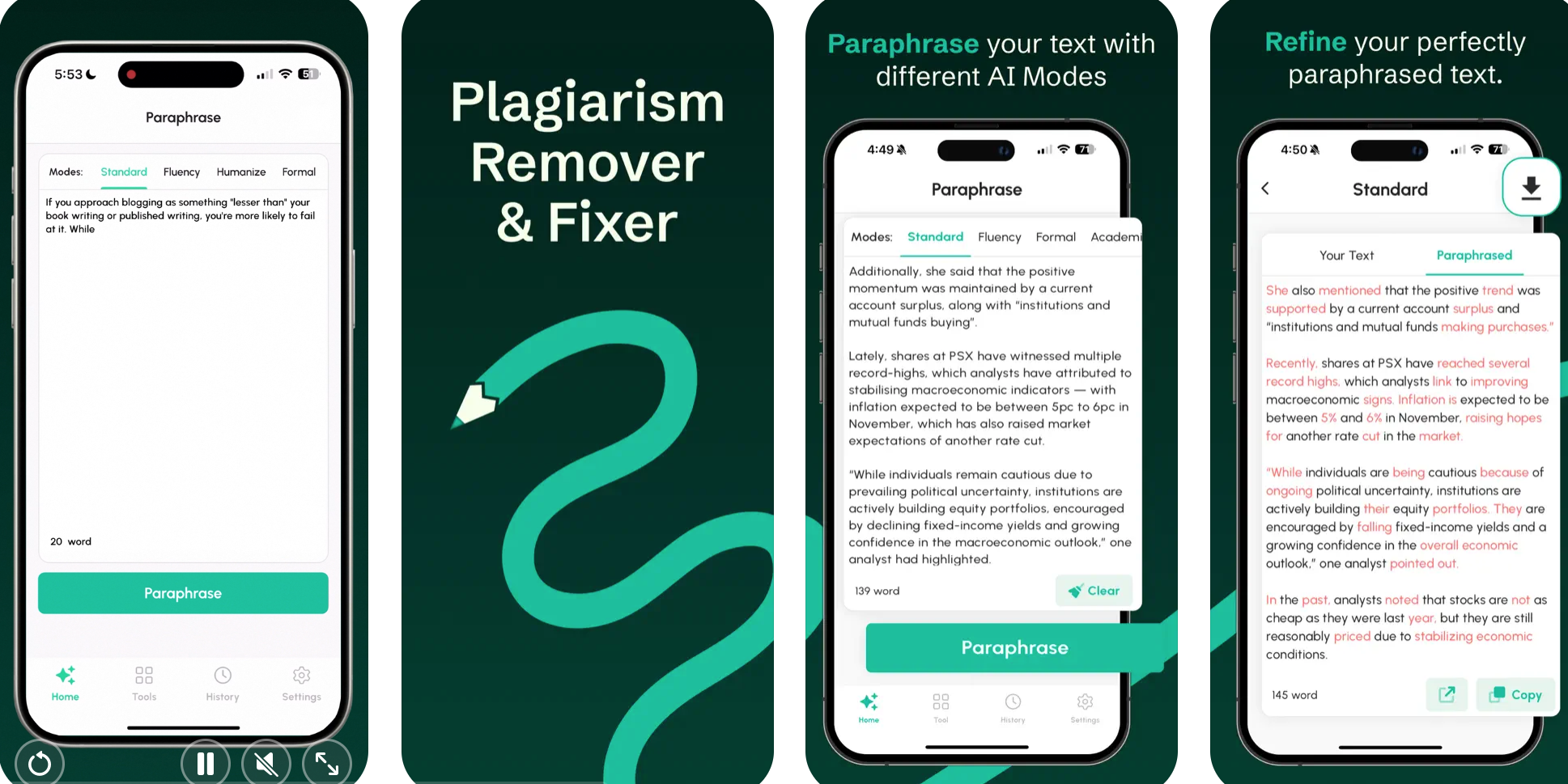 AI Paraphrasing Tool: Rewriter