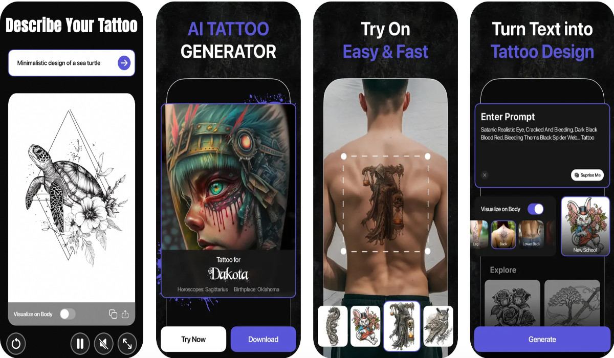 AI Tattoo Generator + Creator IPA