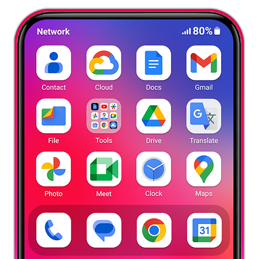 HiPhone Launcher OS Phone:Fast APK