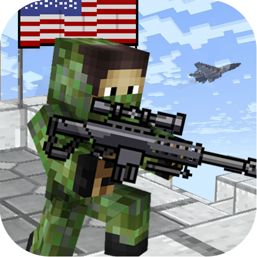 American Block Sniper Survival APK MOD v1.144 (God Mode/Dumb Enemy) Android Banner