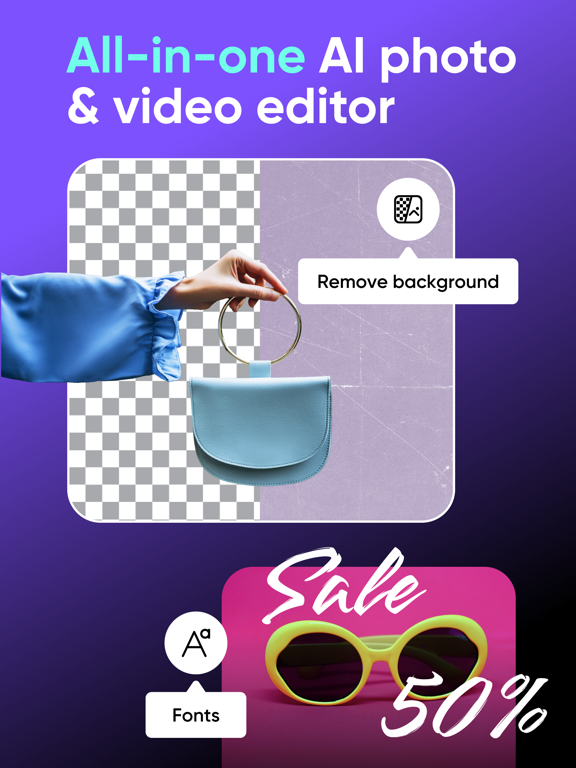 Picsart AI Photo Editor IPA MOD v28.9.7 (VIP Unlocked) iOS - Screenshot 1
