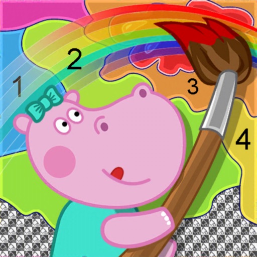 Color by Number with Hippo IPA v1.2 (Fake Purchase, No Ads) For iOS