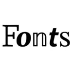 Fonts for iPhone & Keyboards
