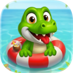 Croc Rush Puzzle: Brain Slide