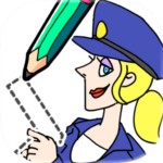 Draw Happy Police: Trivia Game