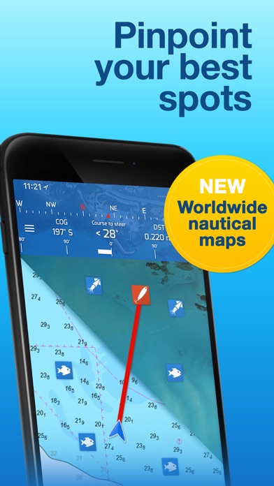 Fishing Points: Map & Forecast screenshot