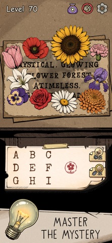 Flower Forest - Word Puzzle screenshot