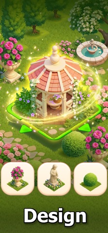 Garden Getaway: Merge & Design screenshot