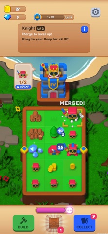 Mini Realm: Merge & Battle screenshot