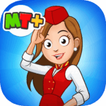 My Town Airport games for kids