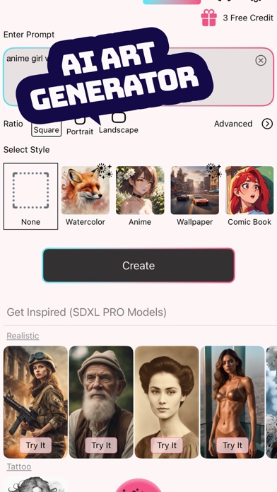 AI Generated Images:Art,Anime screenshot 2