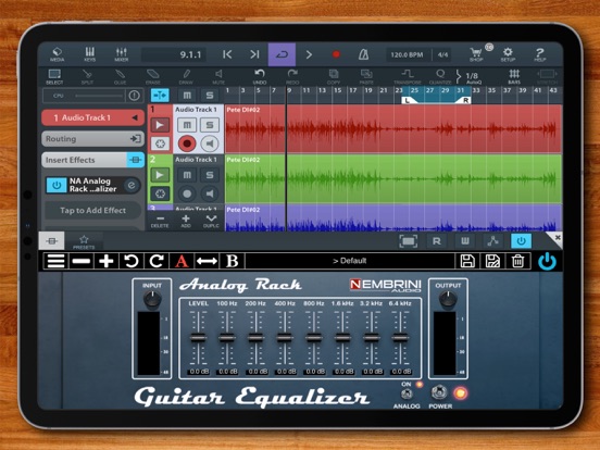 Analog Rack Guitar Equalizer screenshot