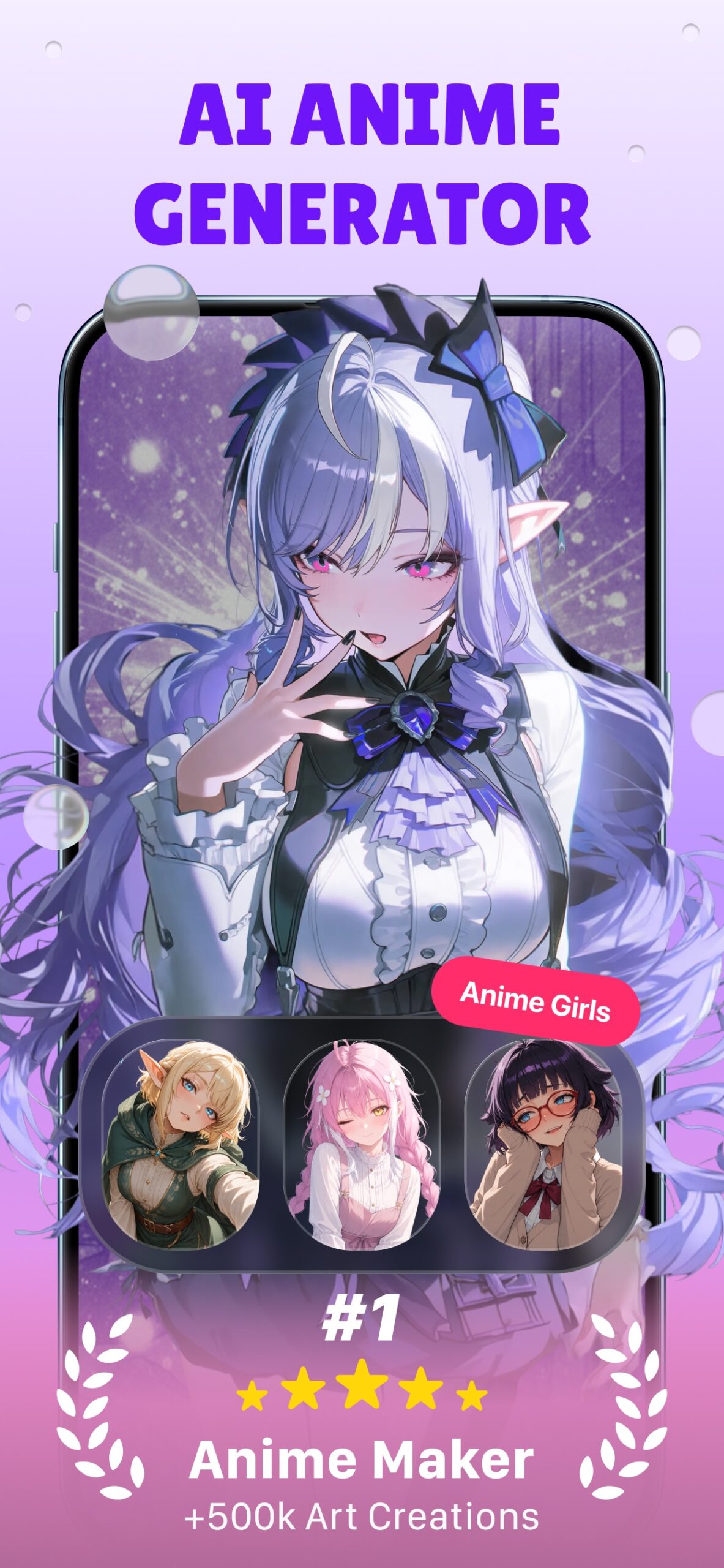 Anime Girls: AI Image Maker screenshot 1