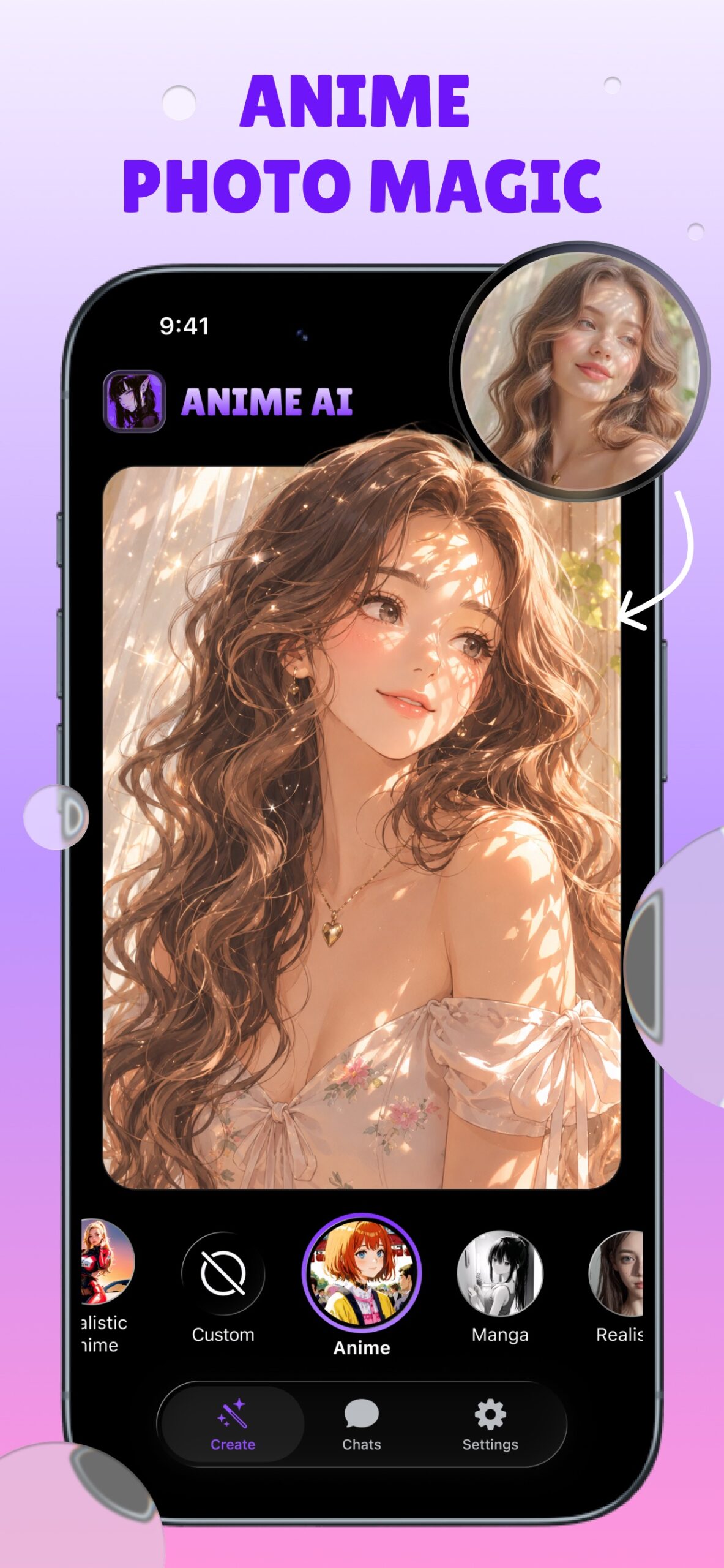 Anime Girls: AI Image Maker screenshot 4