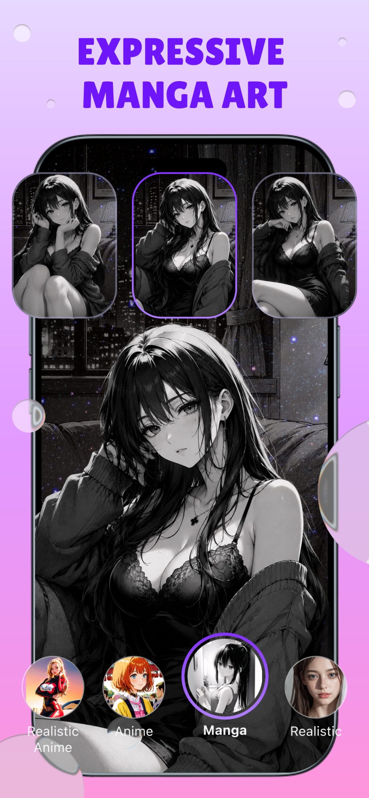 Anime Girls: AI Image Maker screenshot 6