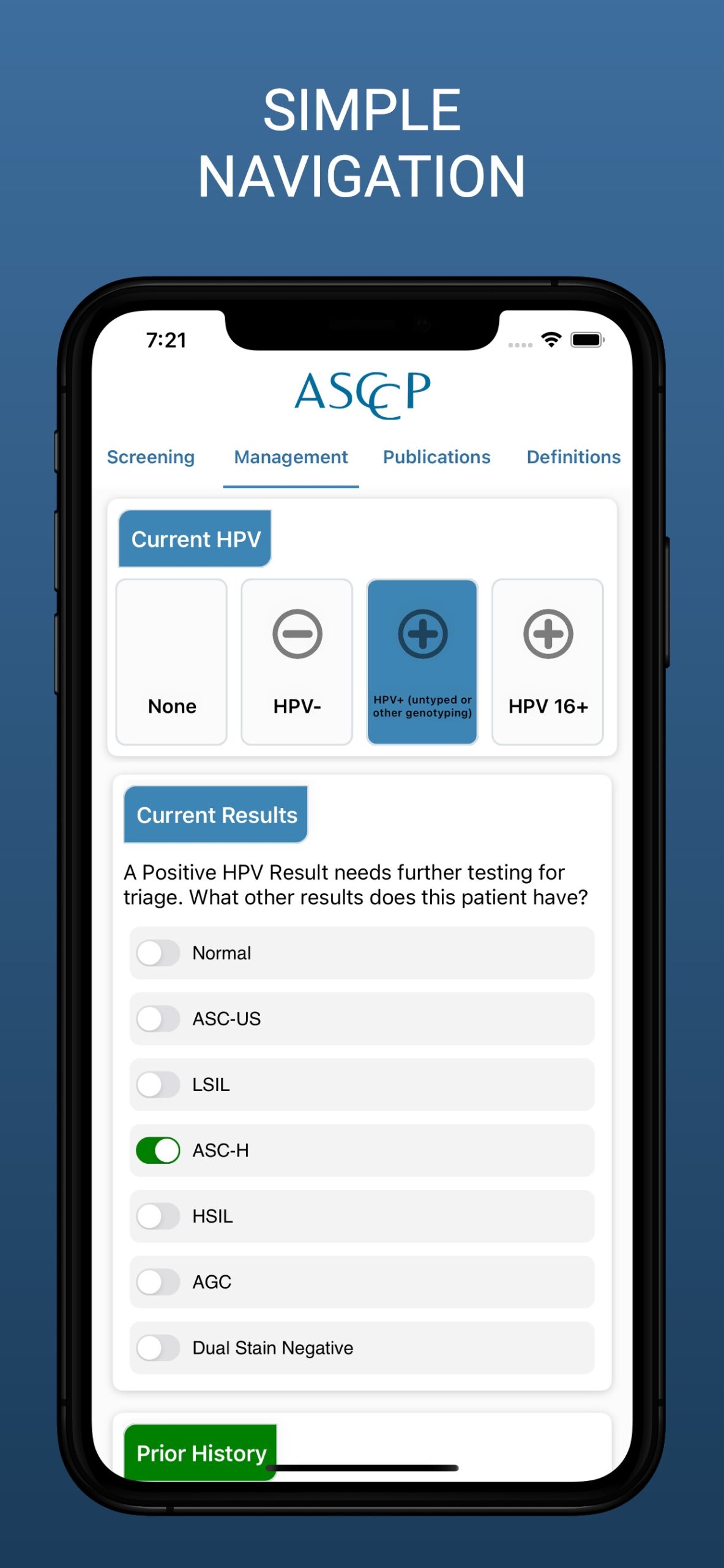ASCCP Management Guidelines screenshot 3