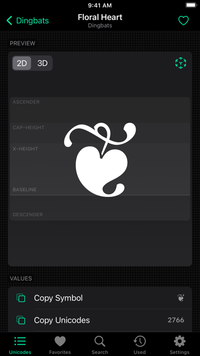 Codepoint screenshot 2