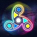 Glow Spinner: Finger Neon Draw