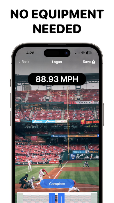 Radar Gun For Baseball screenshot