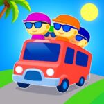 Tap Bus: Color Pickup Game