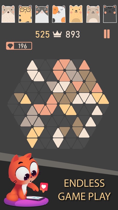 Trigon : Triangle Block Puzzle screenshot