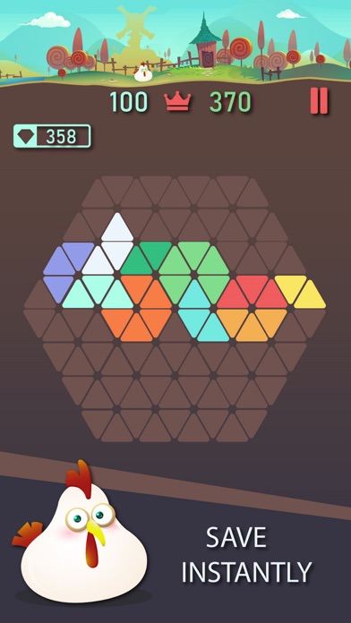 Trigon : Triangle Block Puzzle screenshot