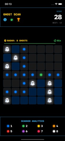 Ghost Scan: Radar Color Puzzle screenshot