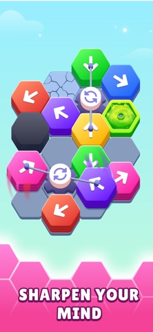 Hexa Tap Away Puzzle screenshot