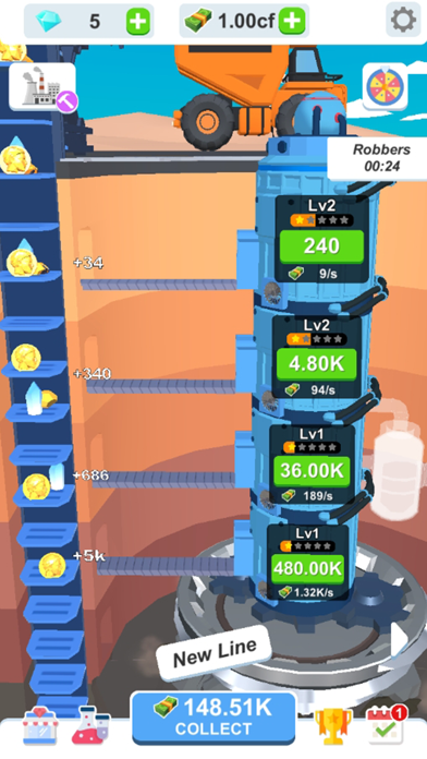 Idle Dig Factory screenshot