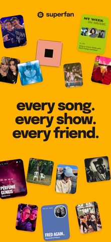 Superfan: social music screenshot